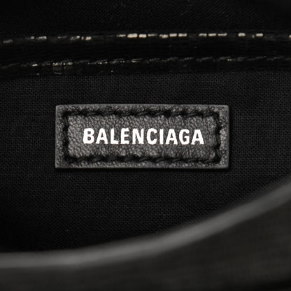 Balenciaga Lizard Embossed Agneau Silver Metallic Edge Hardware Nano City Black 6 of 10