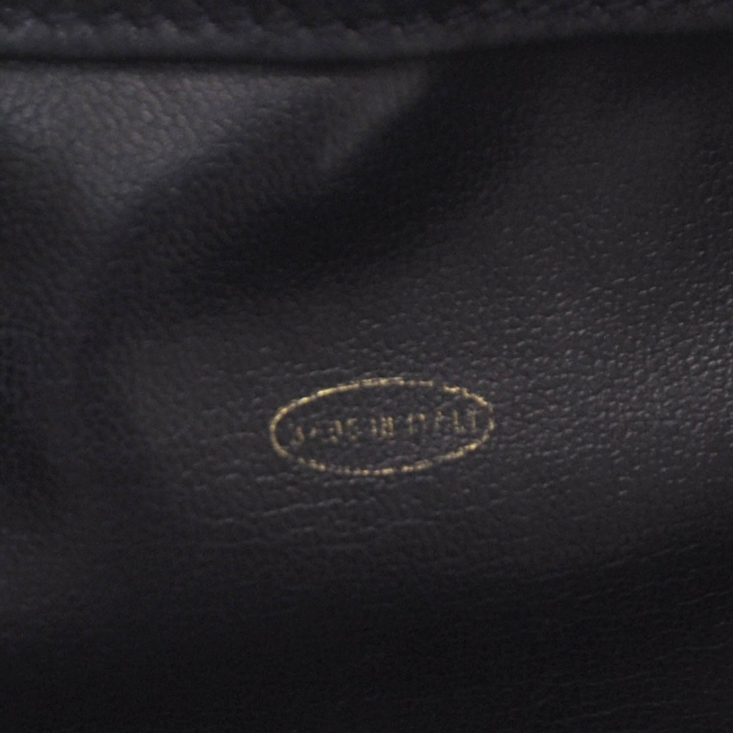 Caviar CC Drawstring Bag Navy Blue