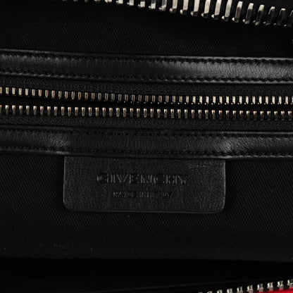 Givenchy Smooth Calfskin Star Embossed Medium Antigona Black Red 7 of 7