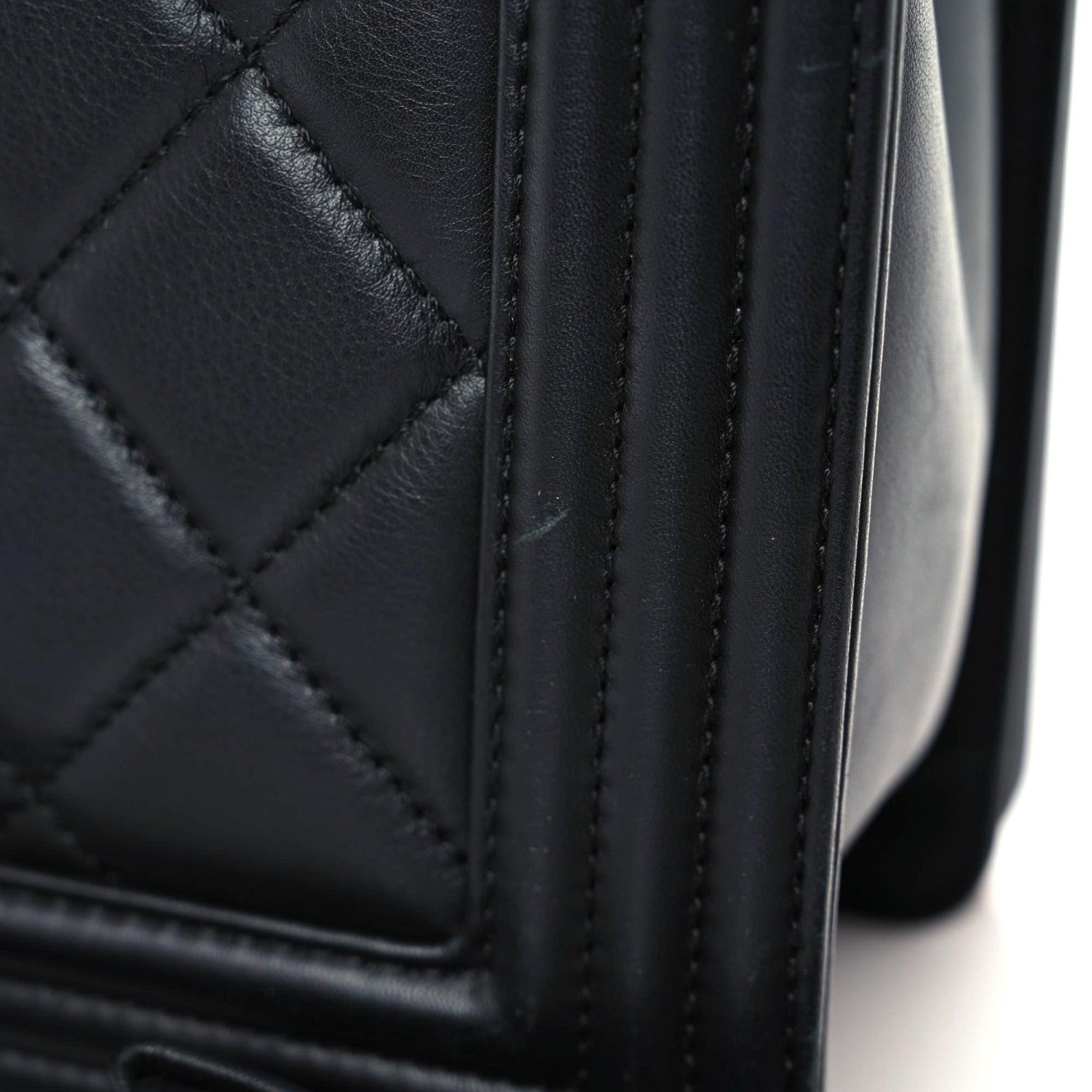 Chanel Lambskin Quilted Large Boy Flap Black 11 of 18