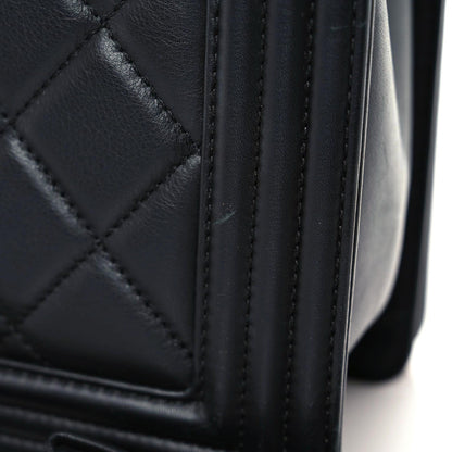 Chanel Lambskin Quilted Large Boy Flap Black 11 of 18