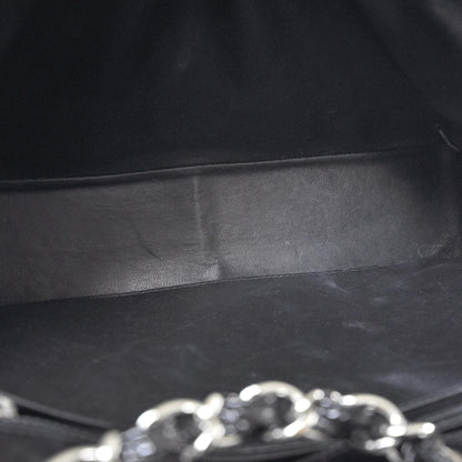 Chanel Crackled Patent Jumbo Flap Black SHW 6 of 11