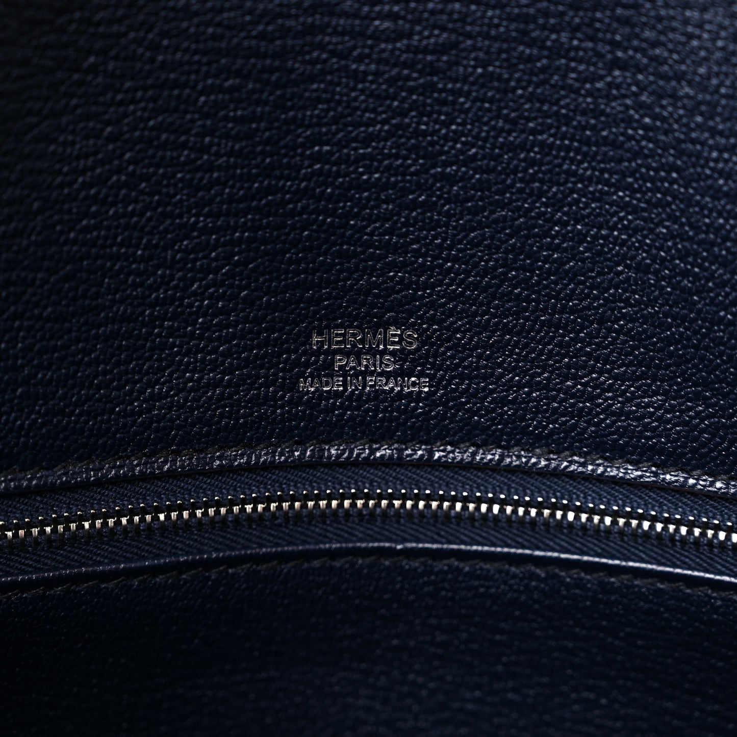 Epsom Casaque Birkin Sellier 30 Etoupe Sesame Bleu Indigo
