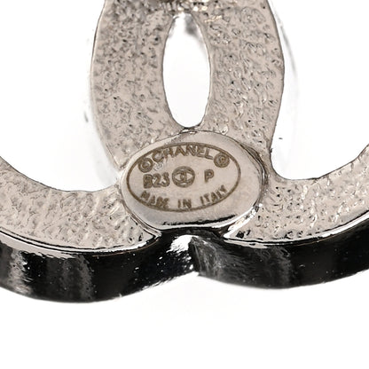 Chanel Crystal Star 5 CC Earrings Silver 4 of 5