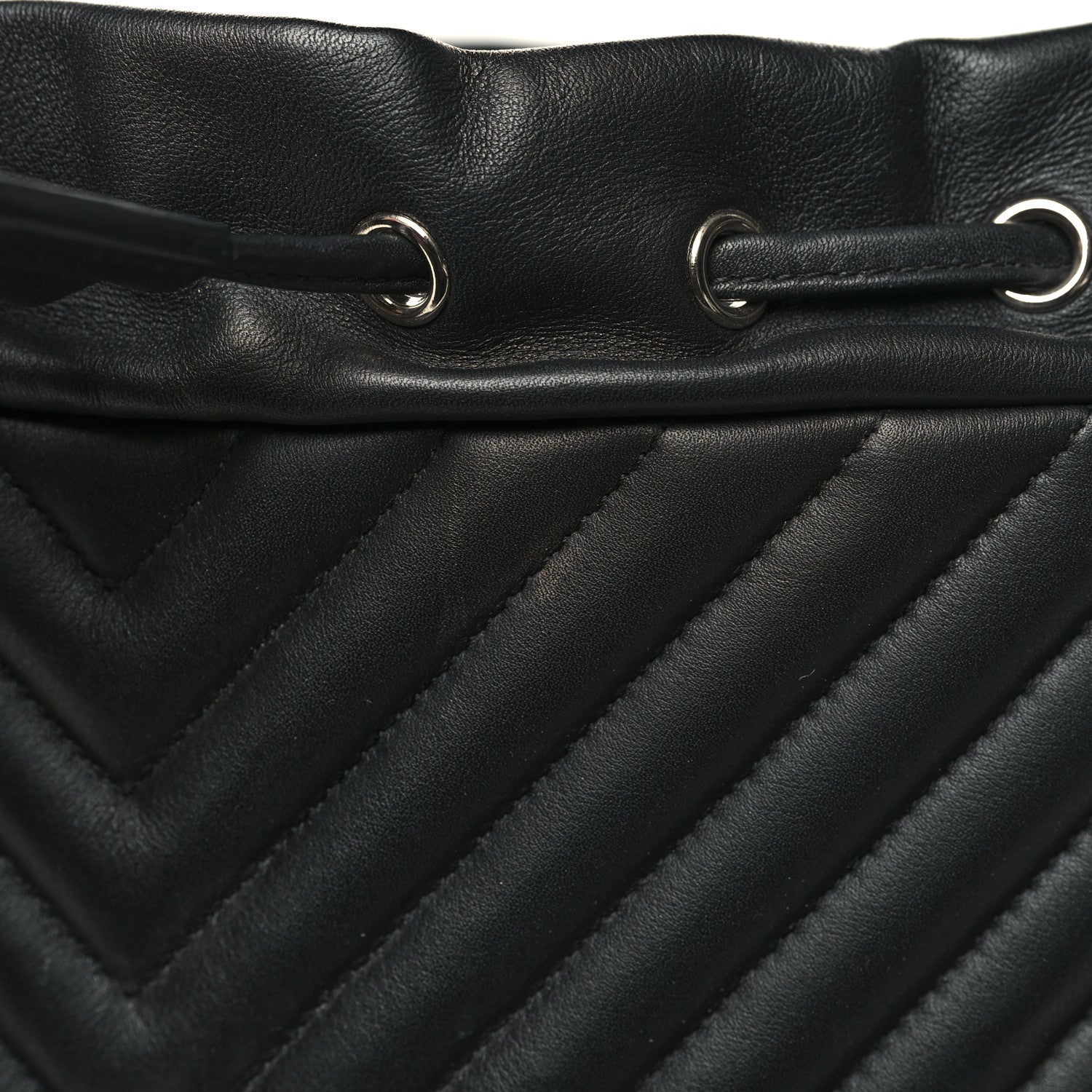 Chanel Calfskin Chevron Quilted Large Urban Spirit Backpack Black 13 of 13