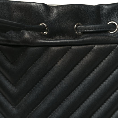 Chanel Calfskin Chevron Quilted Large Urban Spirit Backpack Black 13 of 13