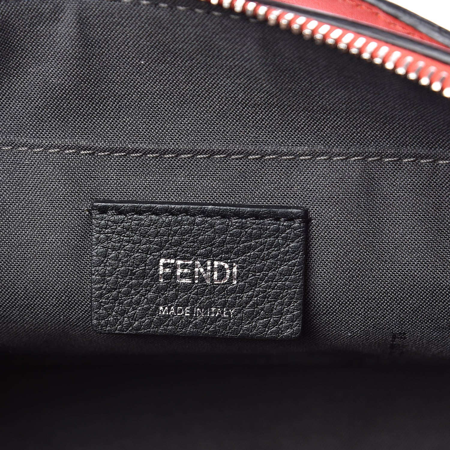 Fendi Vitello Dolce Mini By The Way Boston Bag Papavero 6 of 11