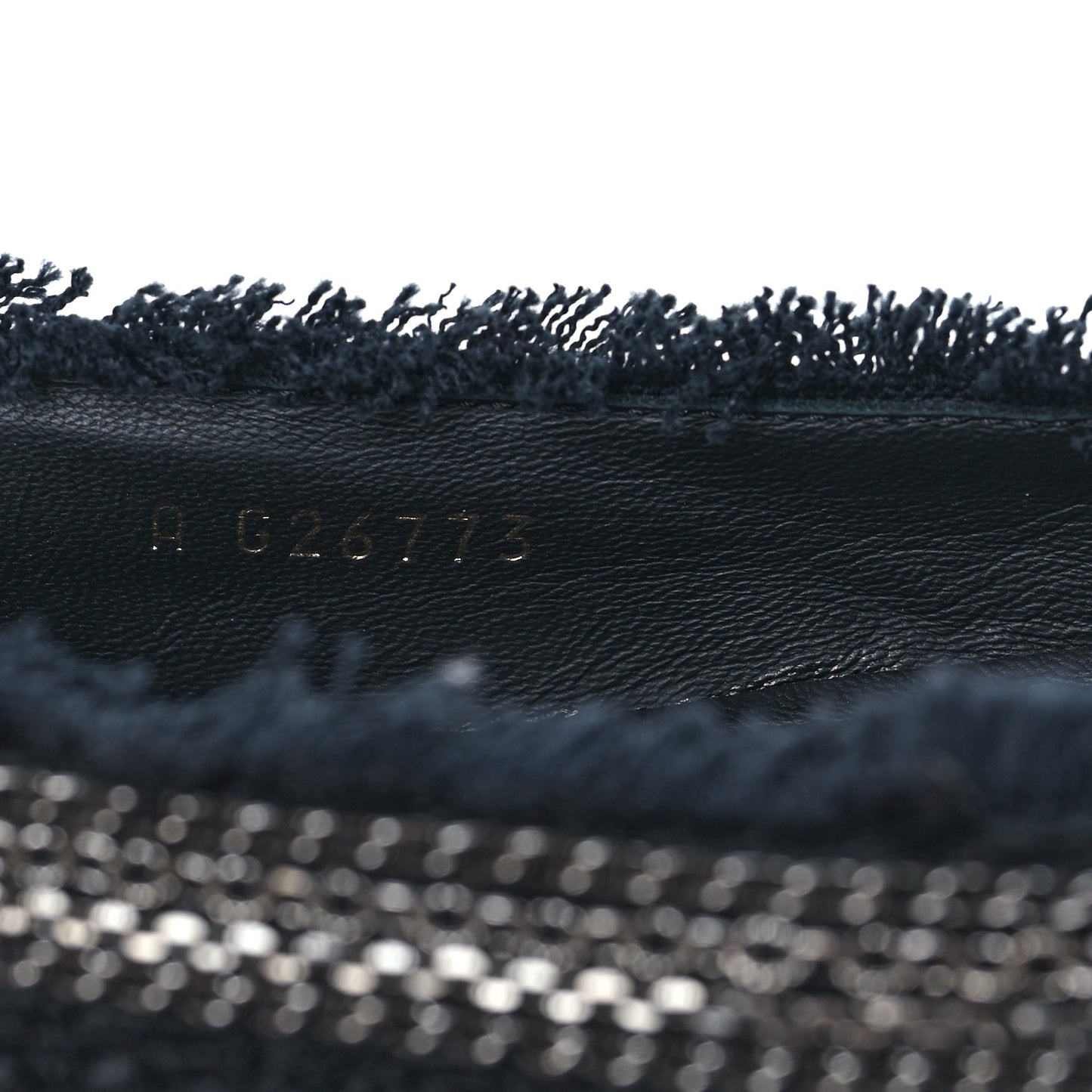 Tweed Patent Cap Toe Ballerina Flats 40 Black