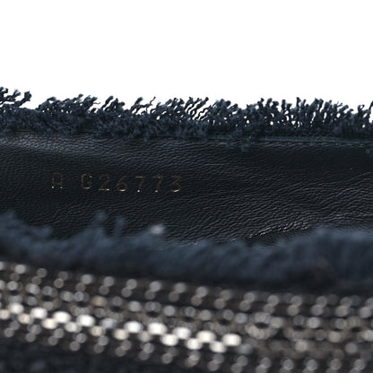 Chanel Tweed Patent Cap Toe Ballerina Flats 40 Black 8 of 8