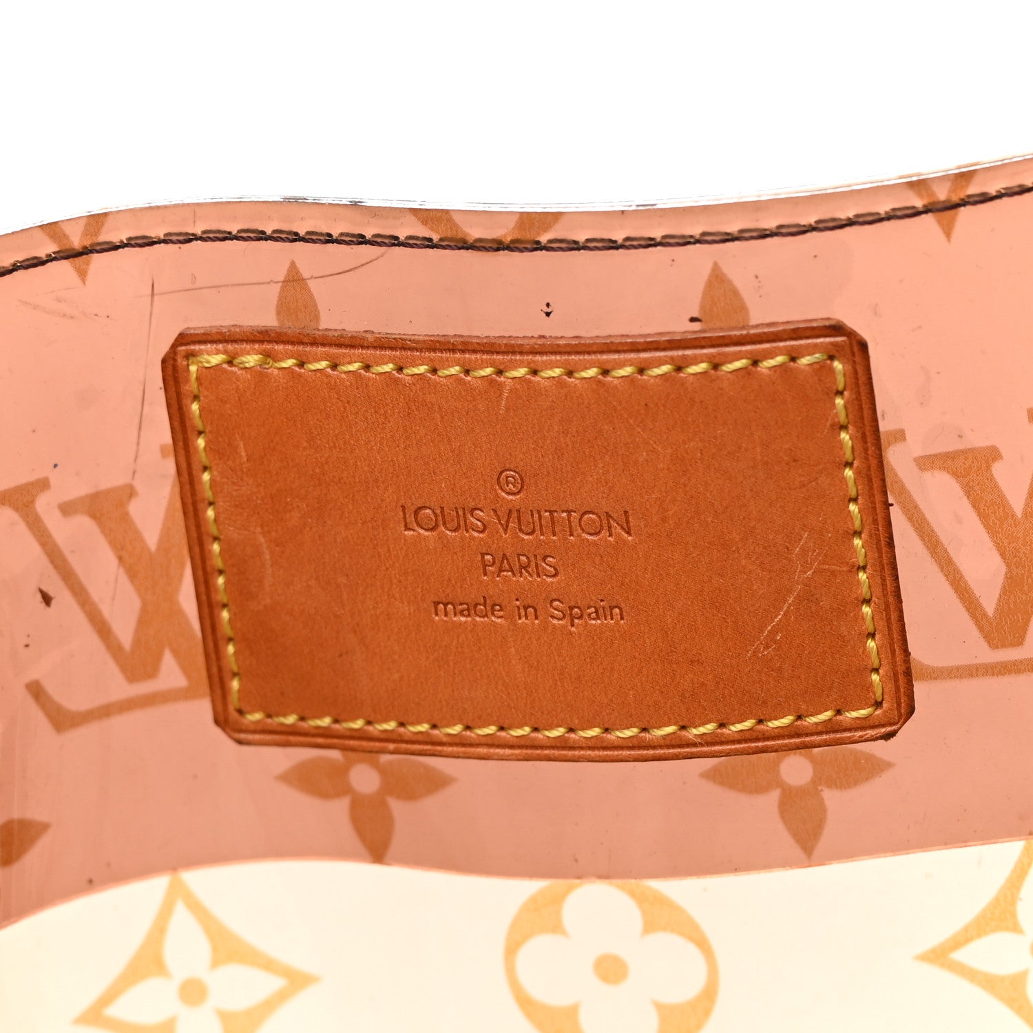 Louis Vuitton Vinyl Cabas Sac Ambre MM 6 of 19