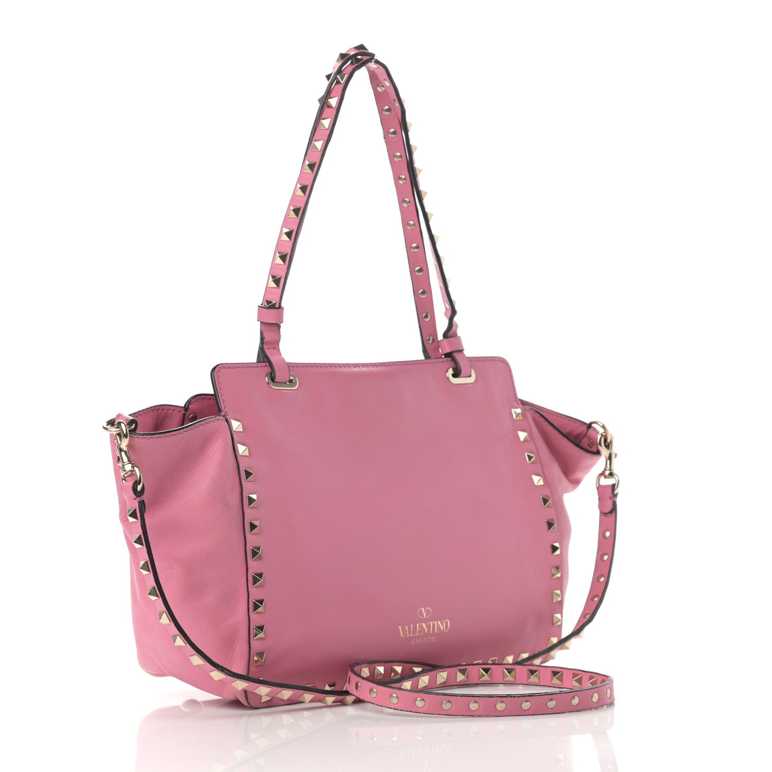 Valentino Garavani Vitello Small Rockstud Tote Ninphea 2 of 20