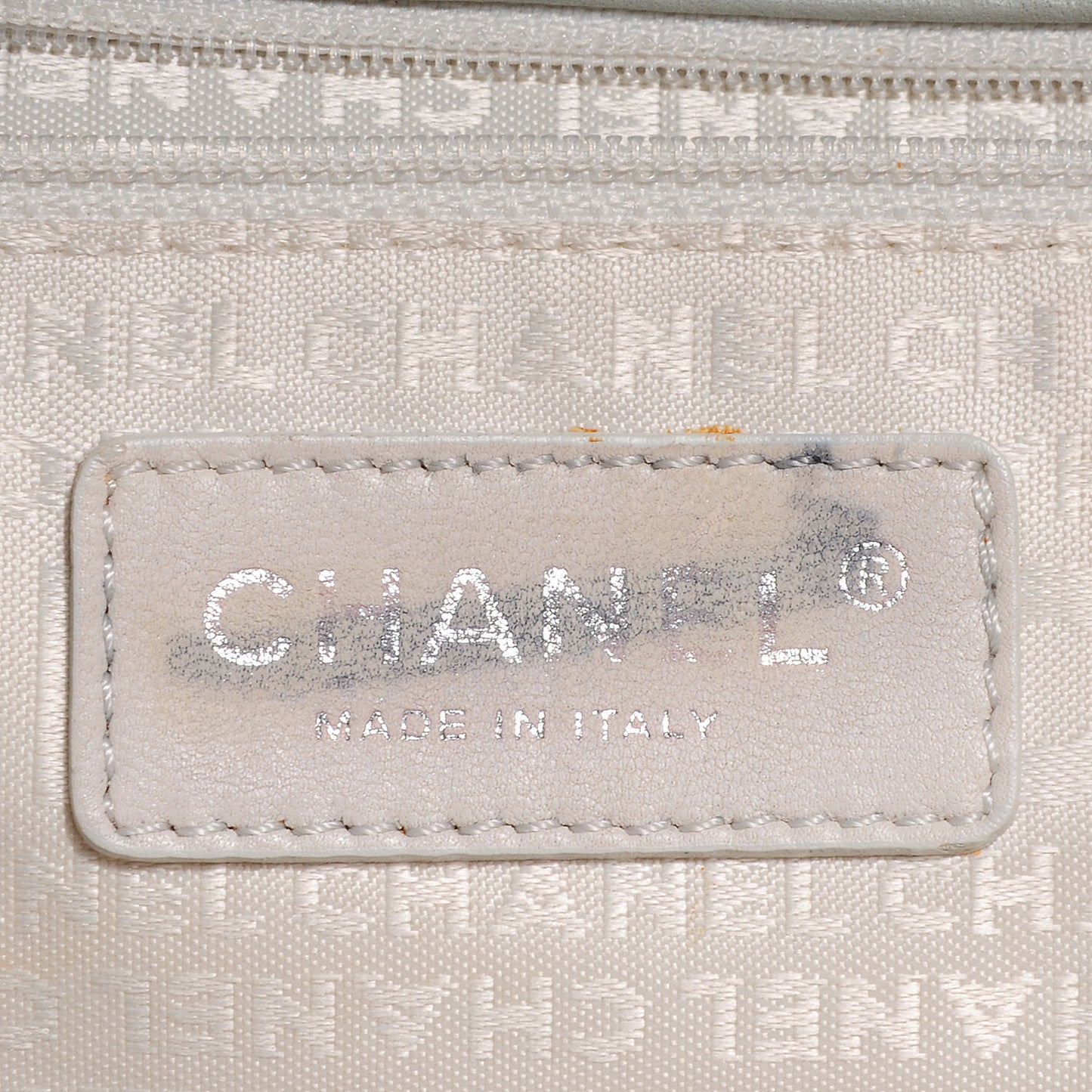 Lambskin Quilted Double Mademoiselle Flap Grey
