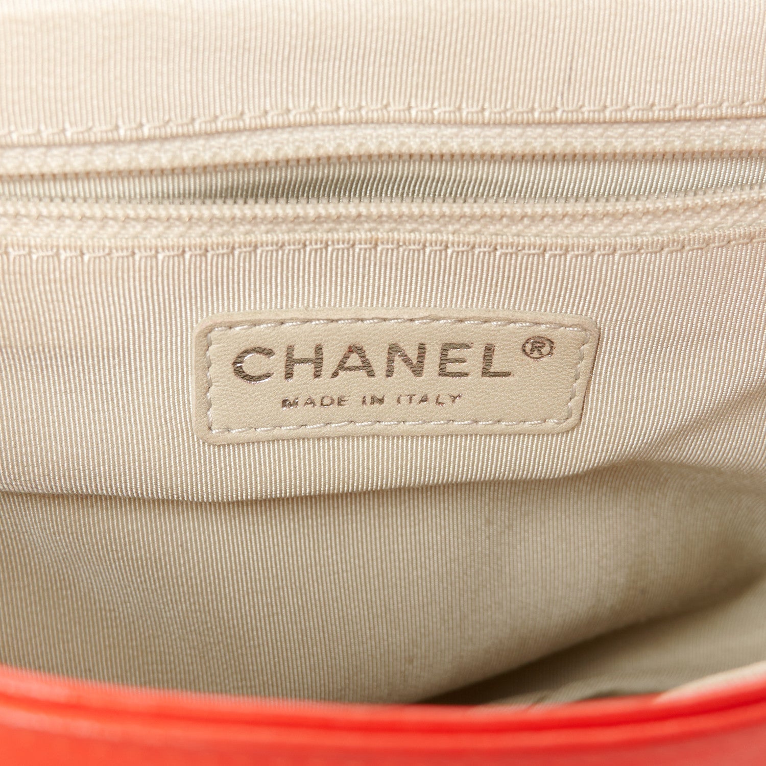 Chanel Washed Lambskin Quilted Medium Chain Around Messenger Red 6 of 10