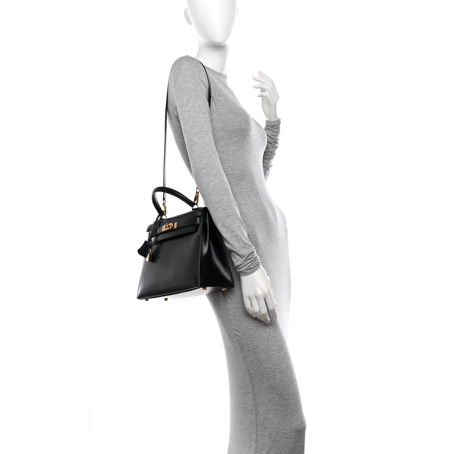 Hermes Box Kelly Sellier 28 Black 2 of 18