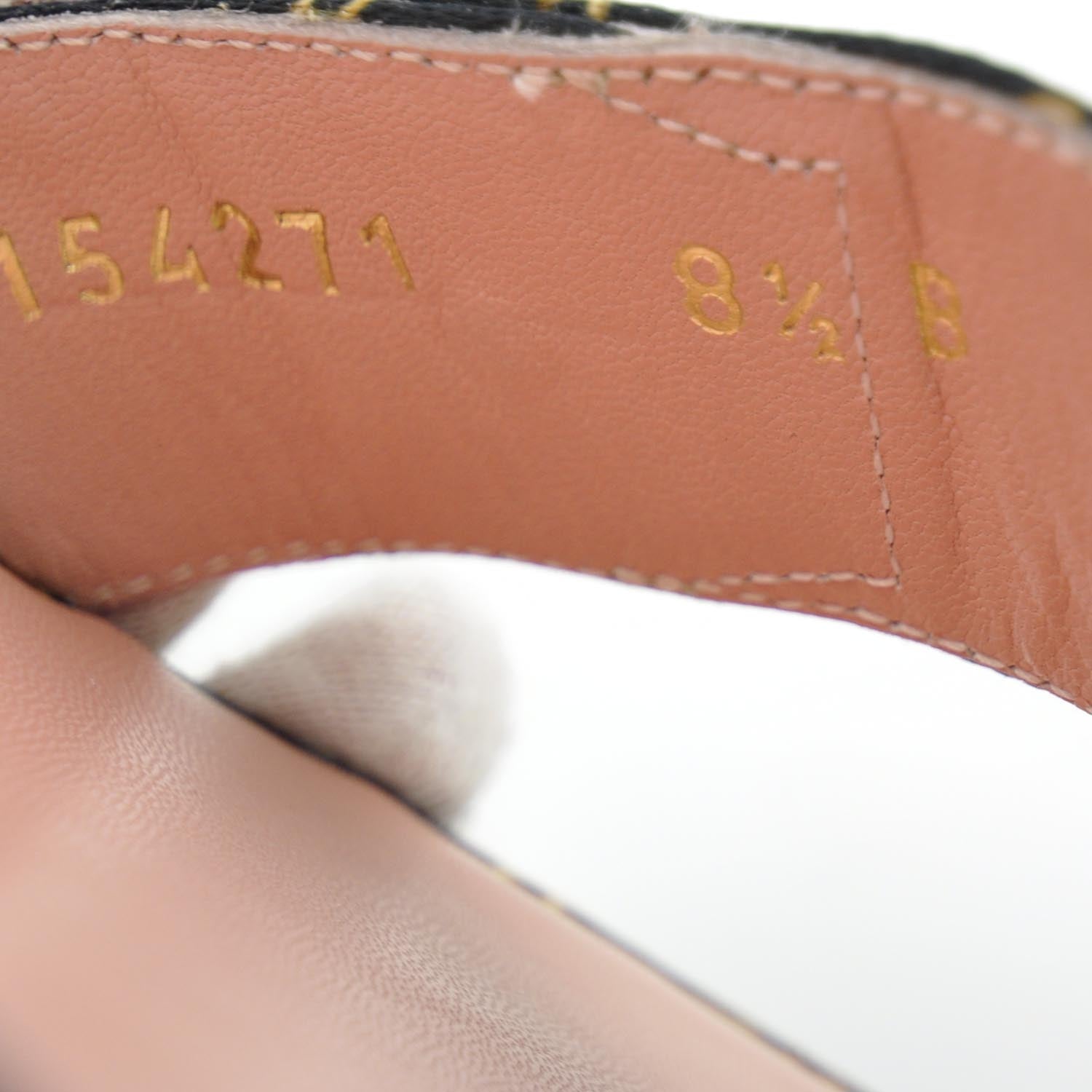 Gucci Satin Charmy Charm Print Heels 8.5 9 of 9