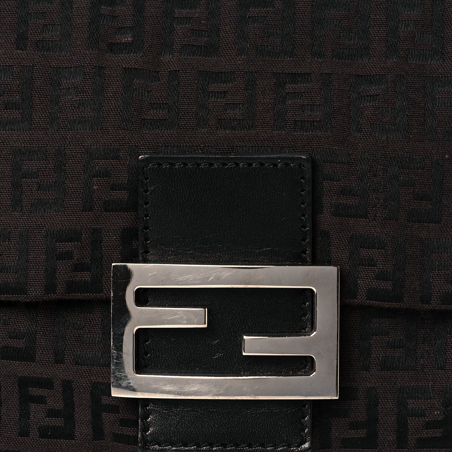 Fendi Zucchino Mini Mama Baguette Tobacco 9 of 9