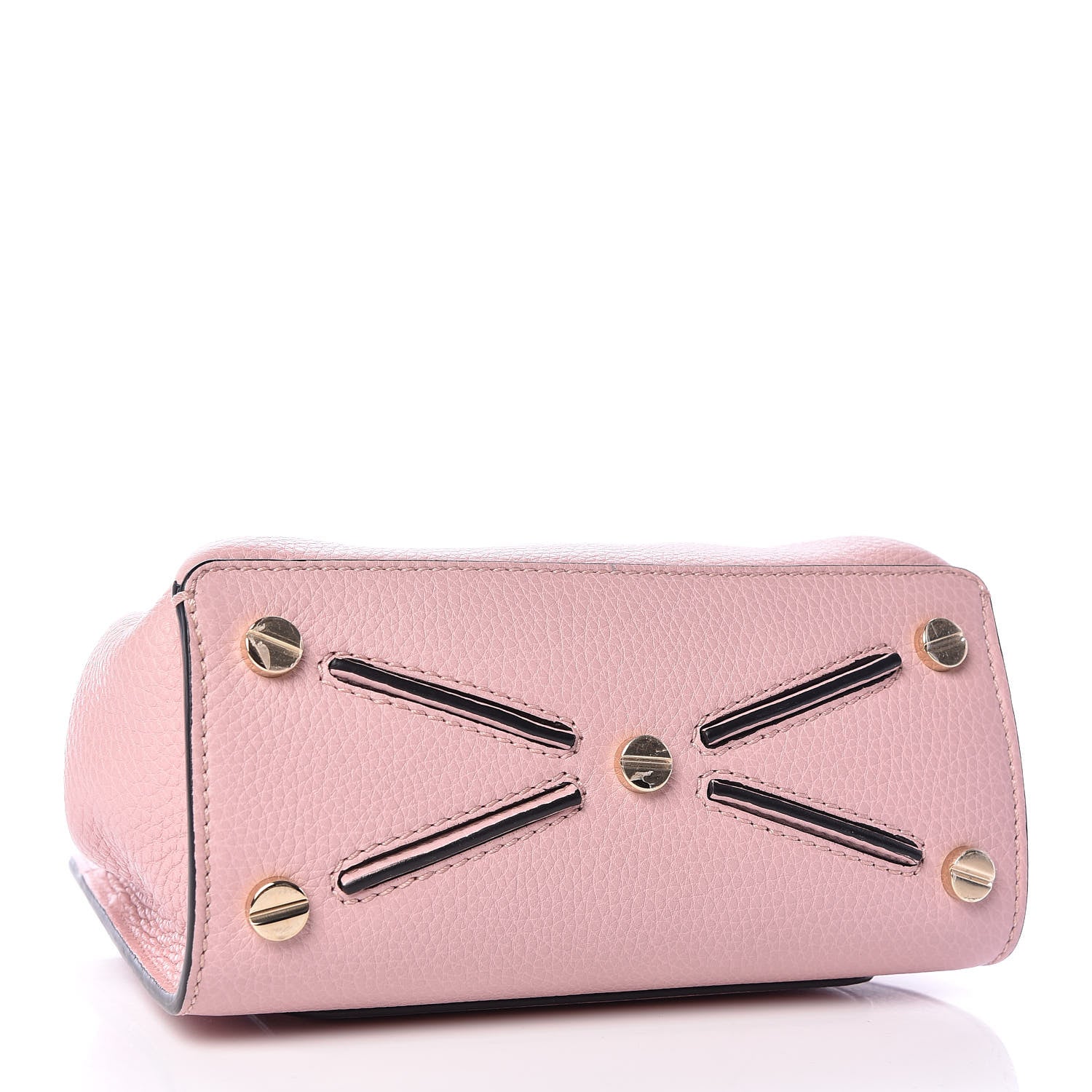 Valentino Garavani Pebbled Calfskin Small Joylock Satchel Loto 4 of 10