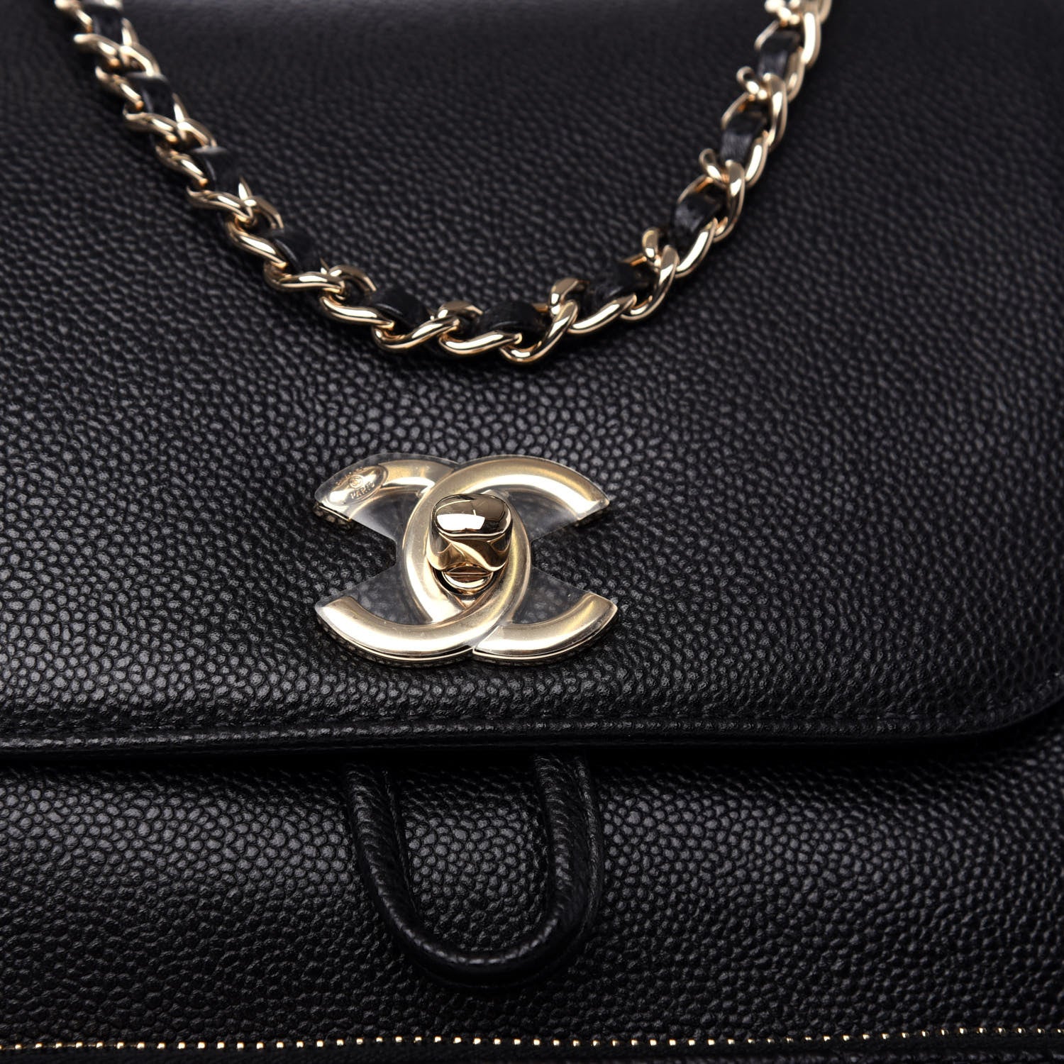 Chanel Caviar Quilted Business Affinity Backpack Black 9 of 10