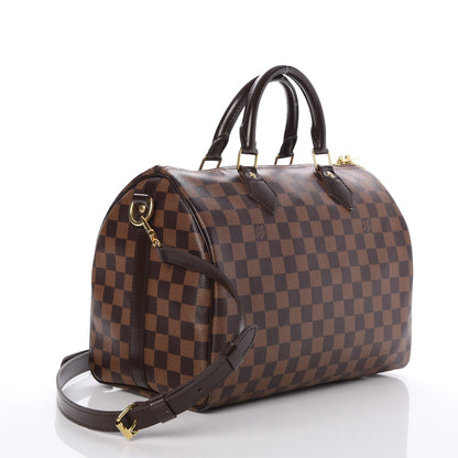 Louis Vuitton Damier Ebene Speedy Bandouliere 30 4 of 10