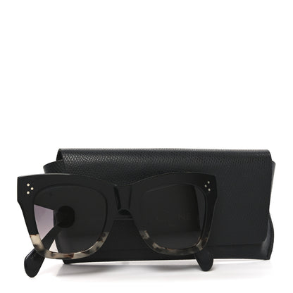 Celine Acetate Polarized Cat Eye Sunglasses CL4004IN Havana Black 7 of 7