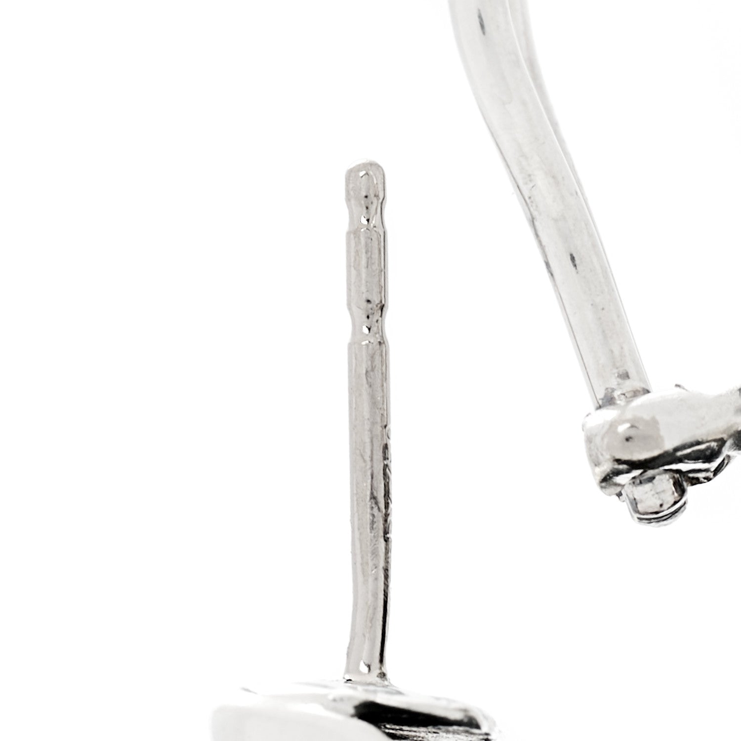 David Yurman Sterling Silver Single Loop Labyrinth Earrings 5 of 5