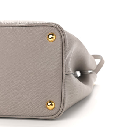 Prada Saffiano Cuir Medium Double Bag Argilla 10 of 11