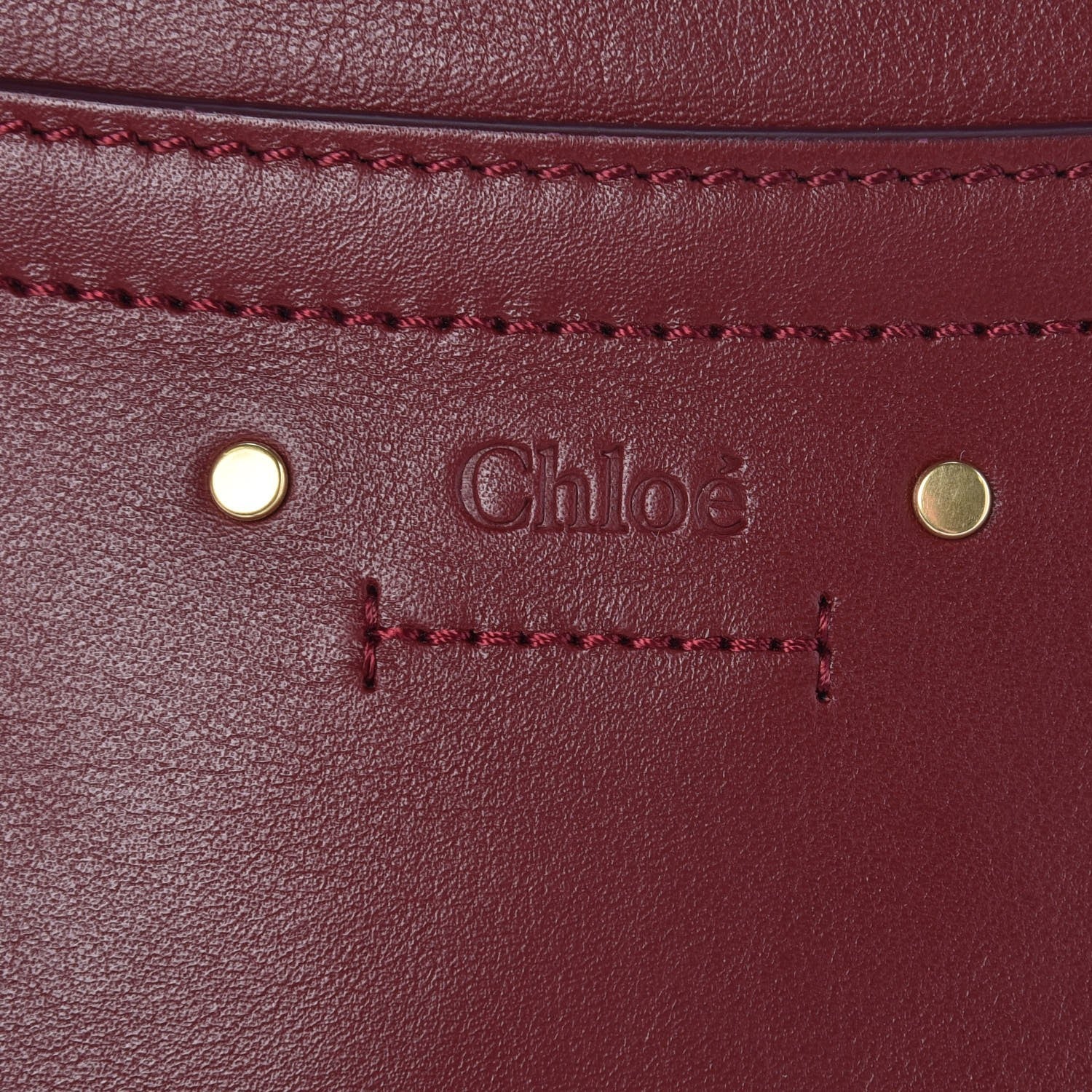 Chloe Calfskin Suede Small Roy Bag Plum Purple 9 of 9