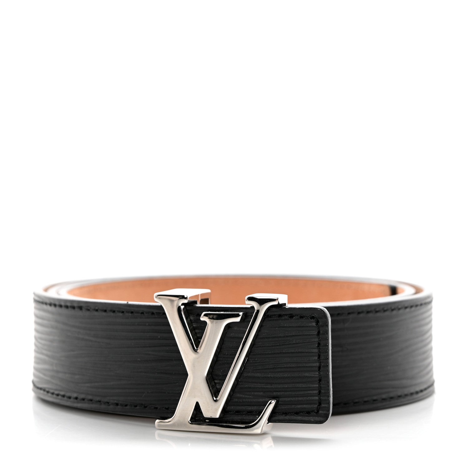 Louis Vuitton Epi 30mm LV Initiales Belt 80 32 Black 1 of 8