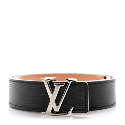 Louis Vuitton Epi 30mm LV Initiales Belt 80 32 Black 1 of 8