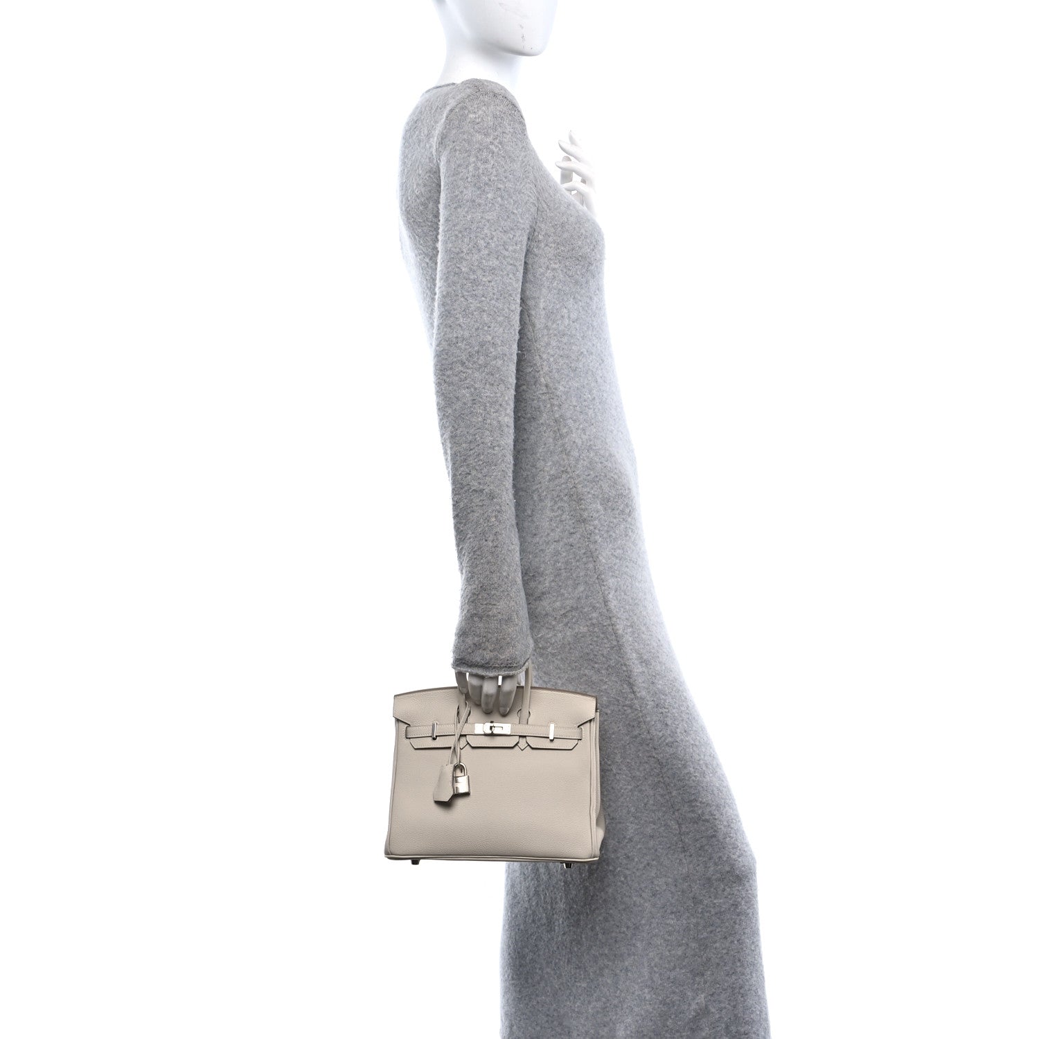 Hermes Togo Birkin 25 Craie 2 of 13