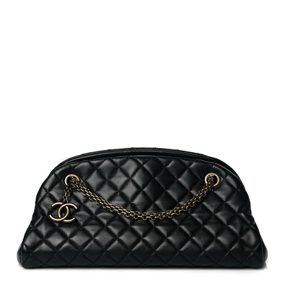 Chanel Lambskin Quilted Medium Just Mademoiselle Black 1 of 10