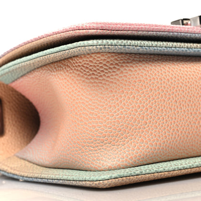 Chanel Caviar Quilted Small Rainbow Boy Flap Multicolor 9 of 11