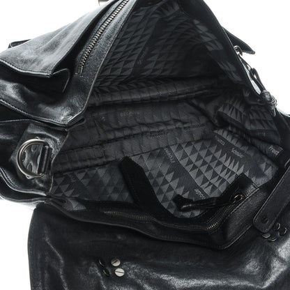 Proenza Schouler Lambskin Fringe Medium PS1 Satchel Black 5 of 7