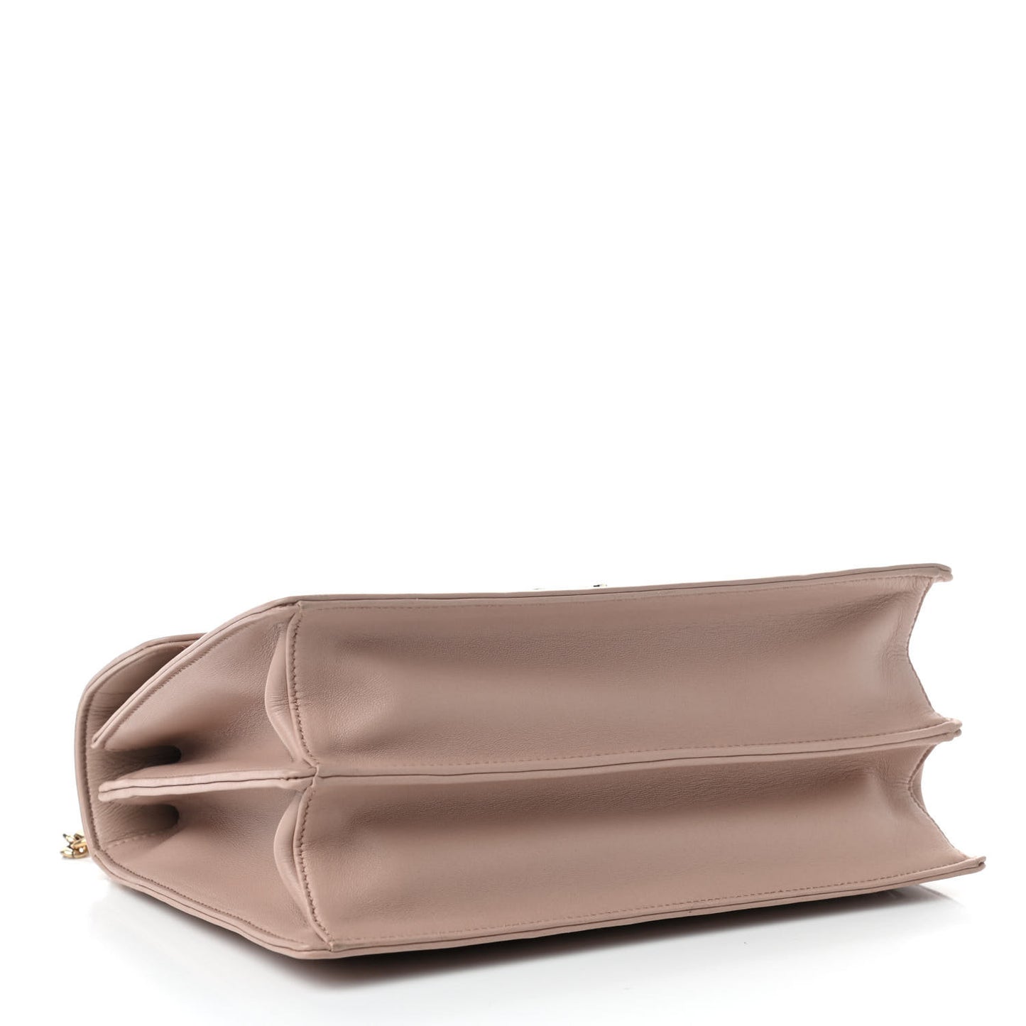 Nappa Confidential Matelasse Top Handle Beige