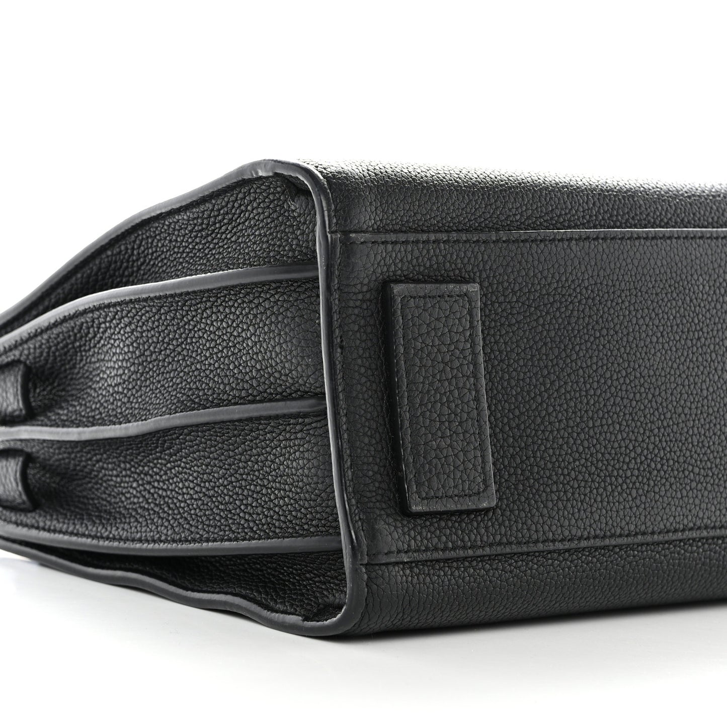 Grained Calfskin Baby Sac De Jour Souple Black