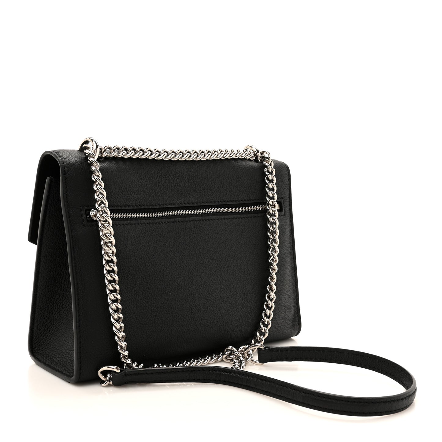 Soft Calfskin Mylockme Chain Bag BB Black