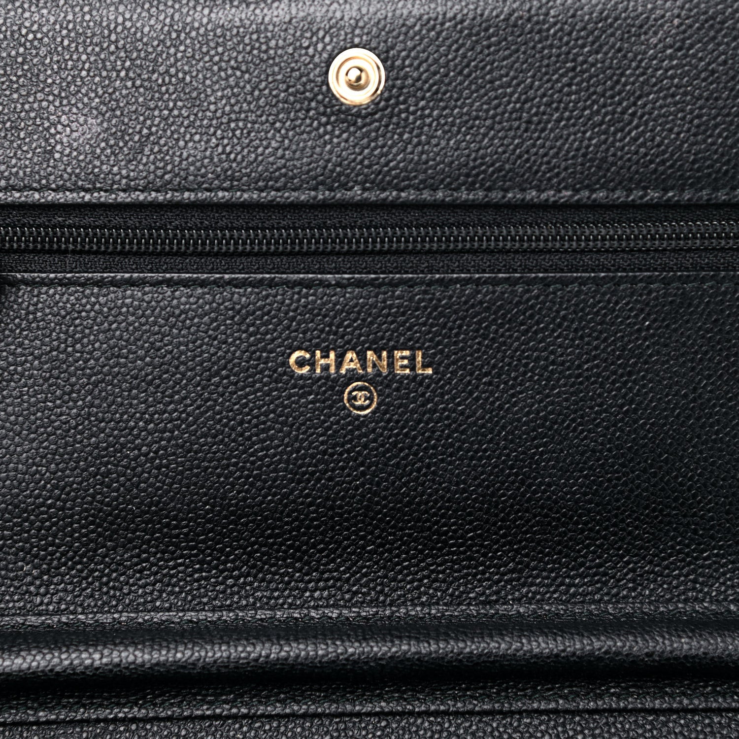 Chanel Caviar Quilted Boy Wallet On Chain WOC Black 6 of 14