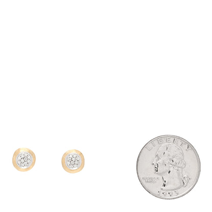 Marco Bicego 18K Yellow White Gold Diamond Jaipur Earrings 2 of 4