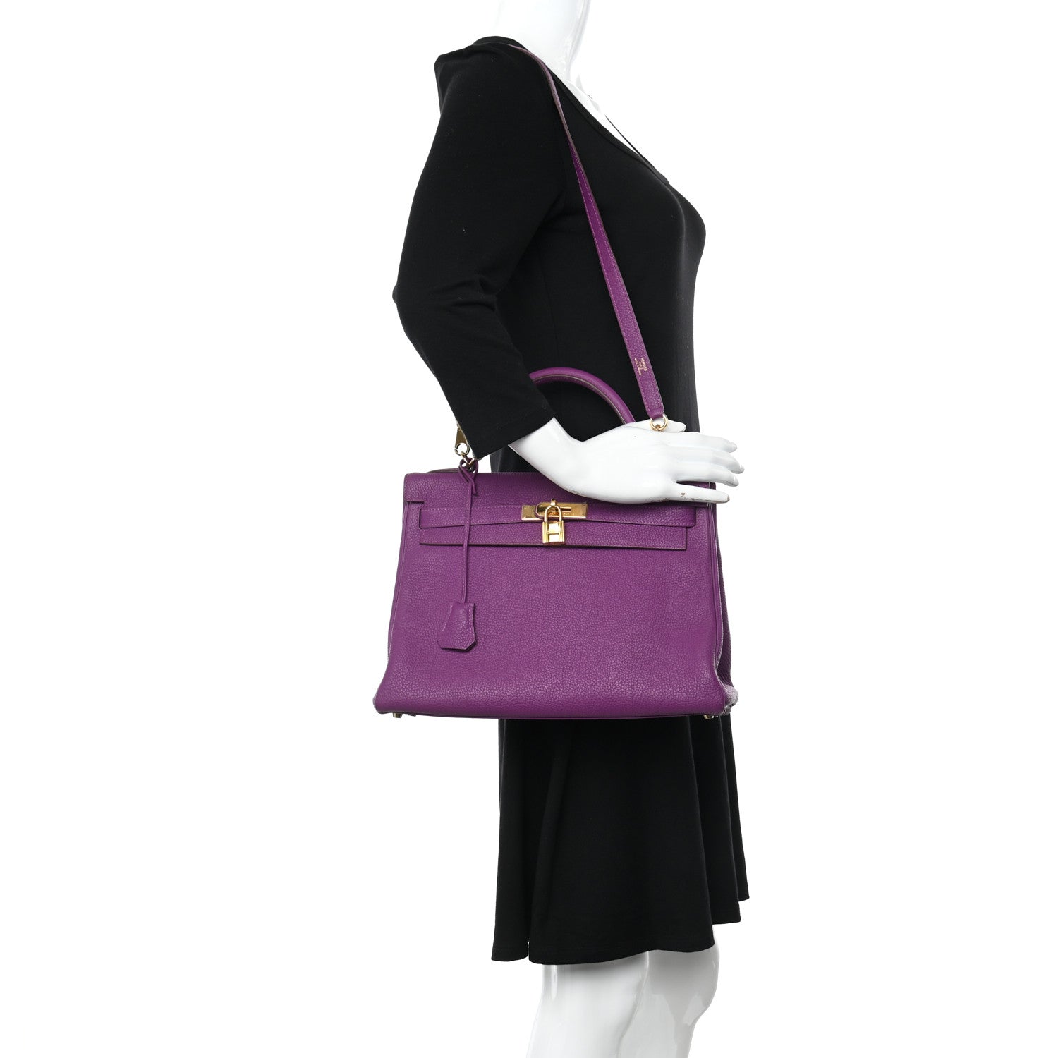 Hermes Togo Kelly Retourne 32 Anemone 2 of 15