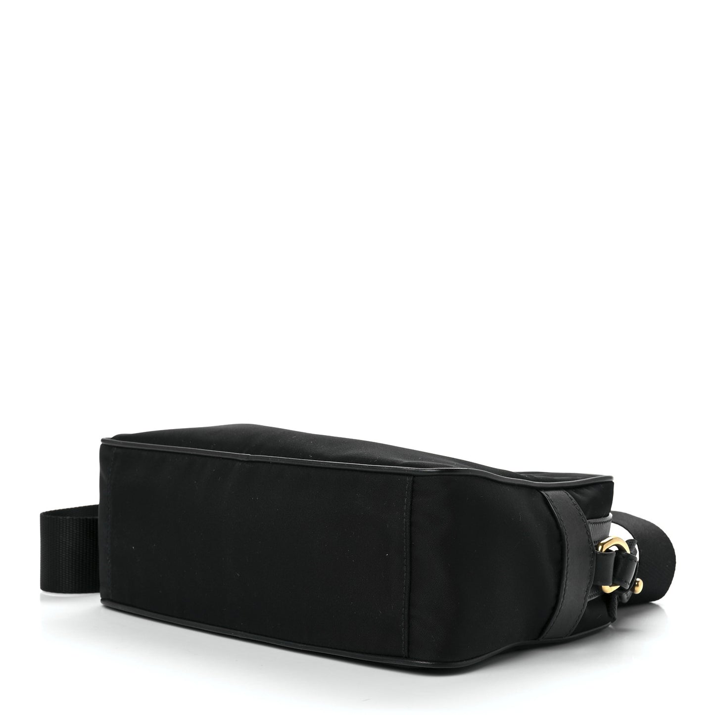Tessuto Nylon Soft Calf Camera Bag Black