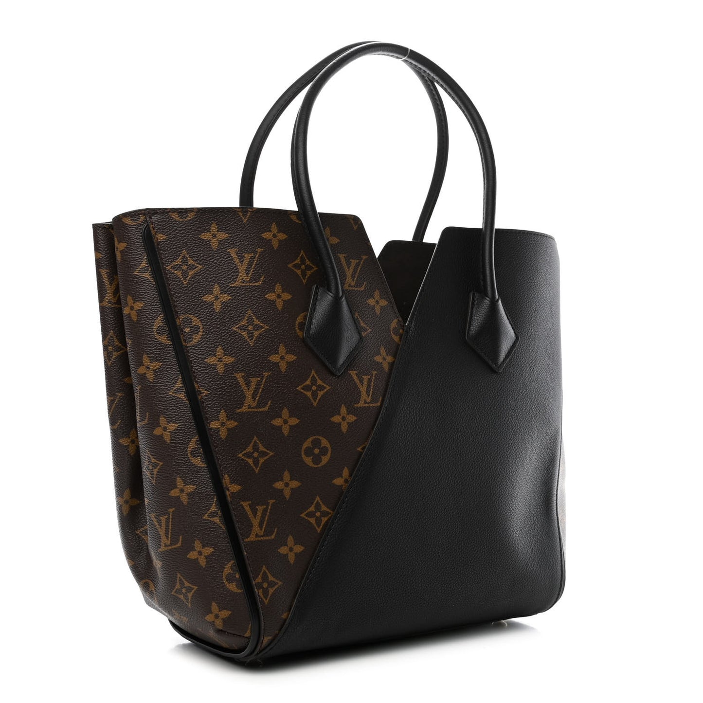 Calfskin Monogram Kimono Tote Black