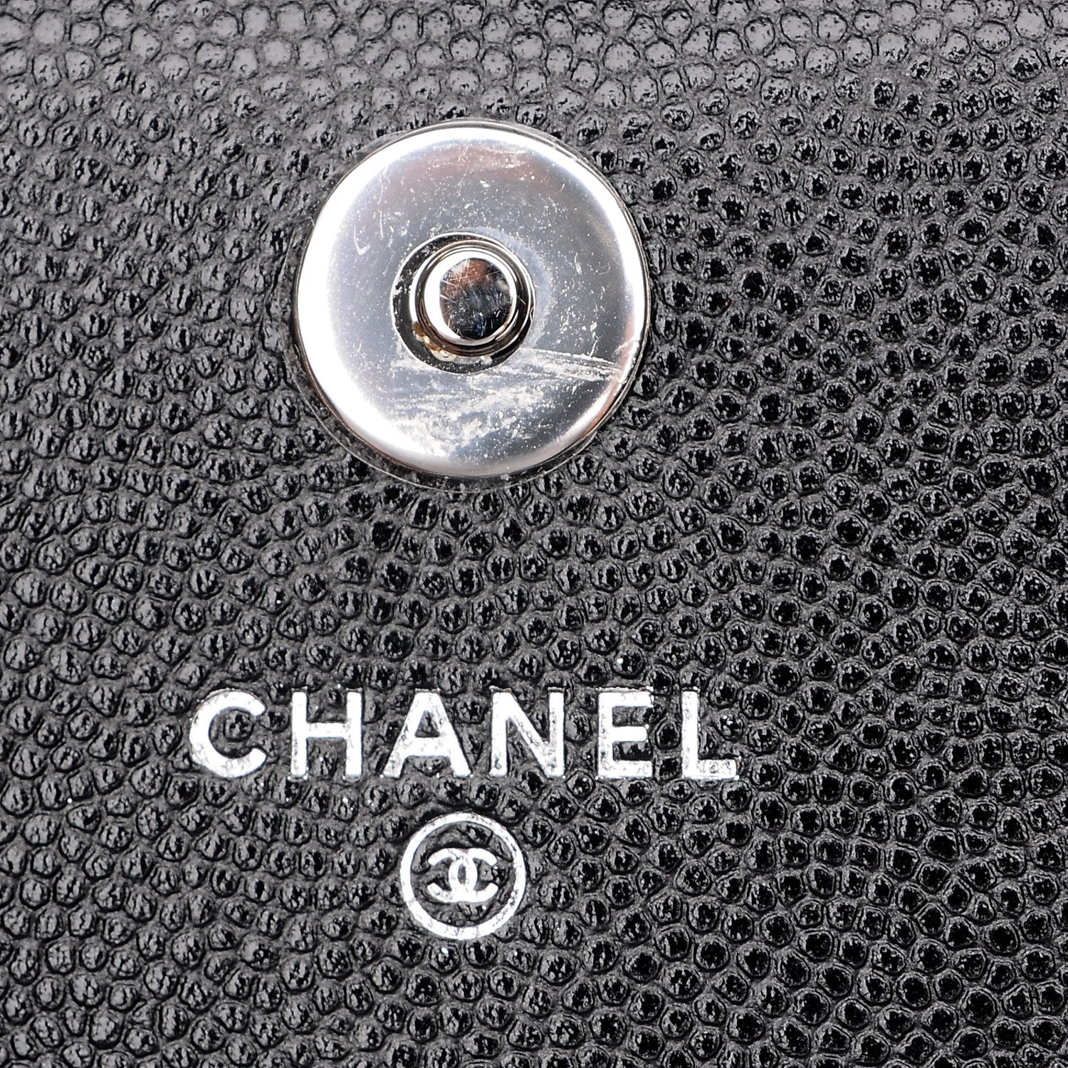 Chanel Caviar Quilted Square Wallet On Chain WOC Black 6 of 8