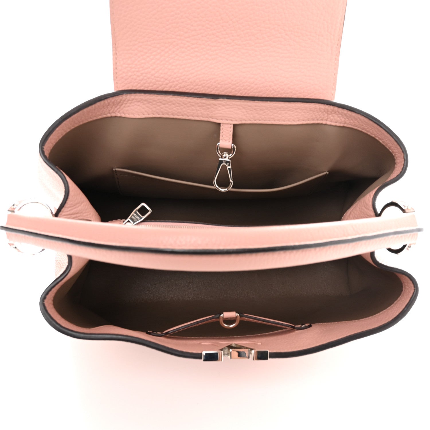 Louis Vuitton Taurillon Capucines MM Magnolia 5 of 10