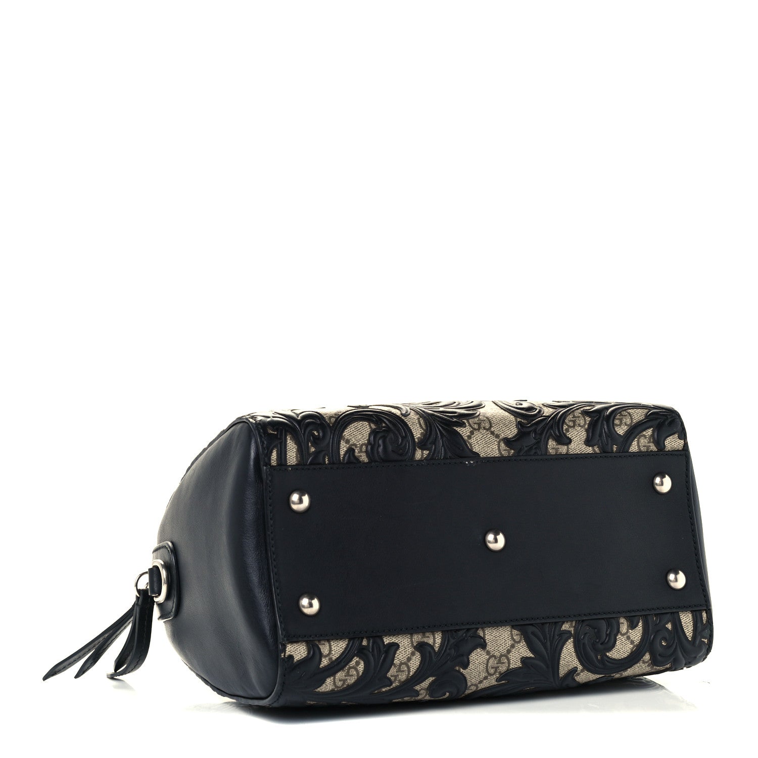 Gucci GG Supreme Monogram Arabesque Small Boston Black 4 of 11