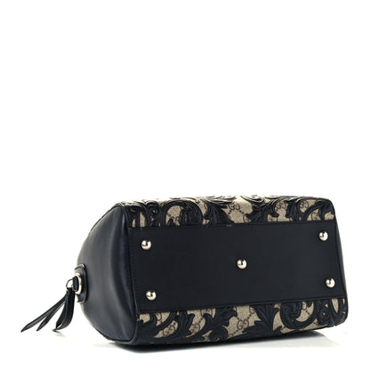 Gucci GG Supreme Monogram Arabesque Small Boston Black 4 of 11