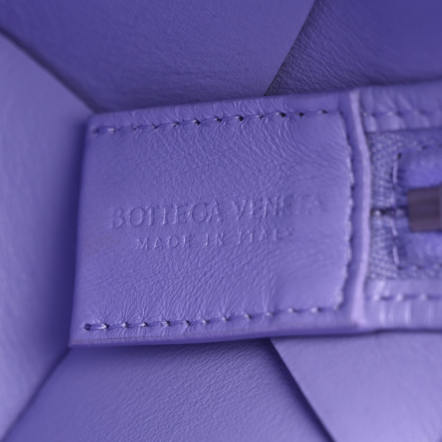 Lambskin Intreccio Small Cassette Camera Bag Wisteria