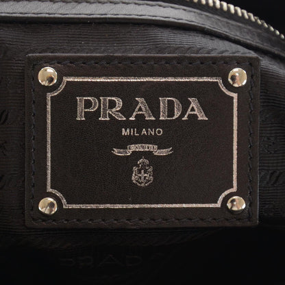 Prada Soft Calf Pleated Hobo Nero Black 5 of 7