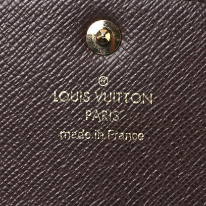 Louis Vuitton Damier Ebene Normandy Wallet Black 8 of 11