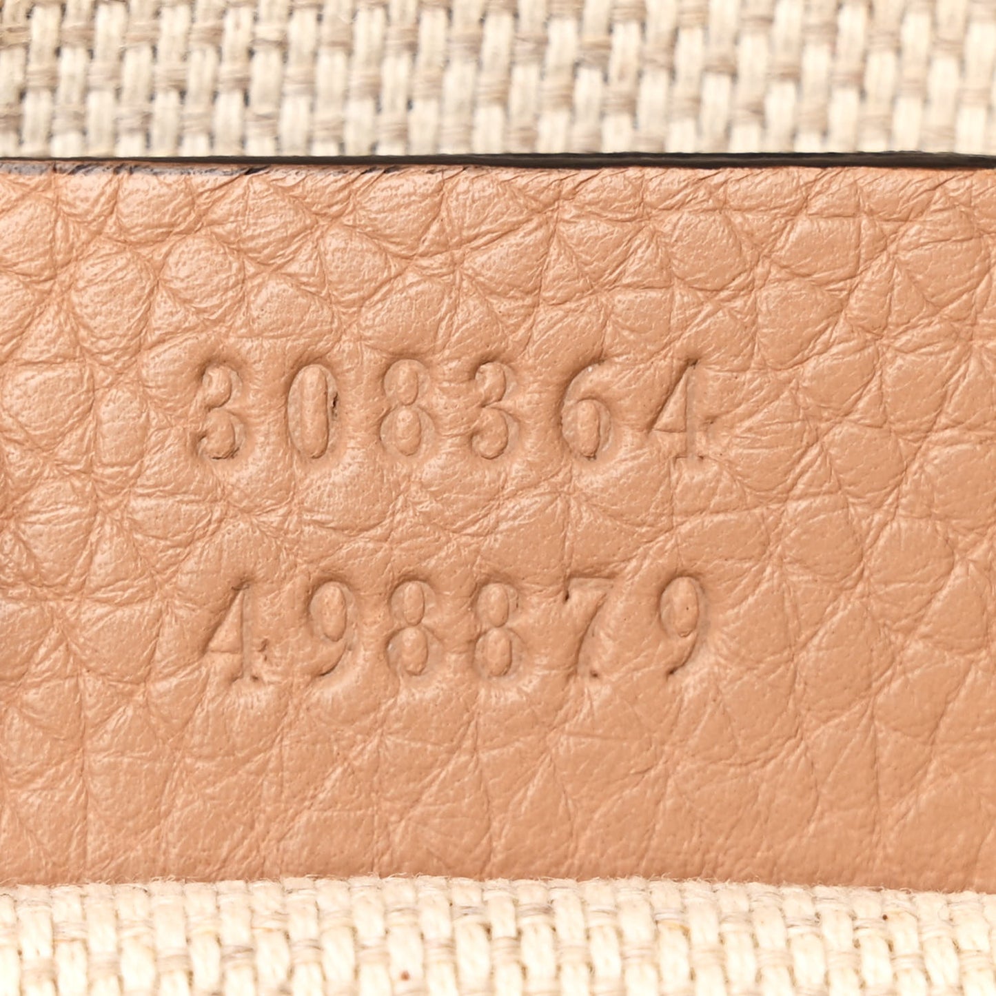 Pebbled Calfskin Small Soho Disco Bag Camelia