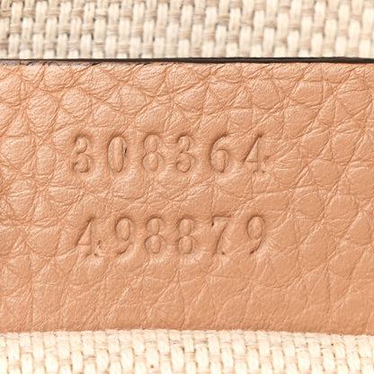 Gucci Pebbled Calfskin Small Soho Disco Bag Camelia 7 of 12